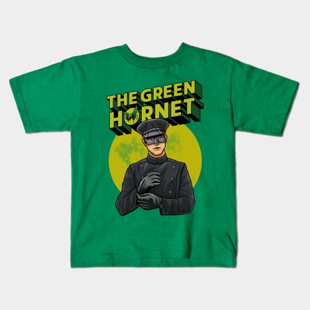 Kato - The green hornet Kids T-Shirt by Playground